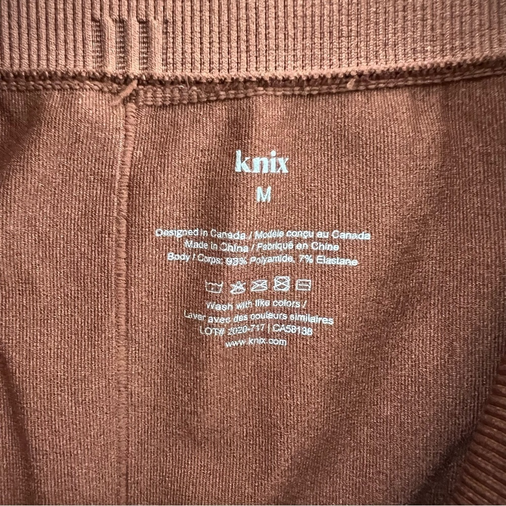 Knix Good to Go Cinnamon Copper Seamless Legging Women’s Size M NWOT - Picture 6 of 7